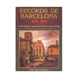 Records de Barcelona 1870-1930